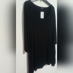 New Black Tunic Dress / 2X / Price Dropped!